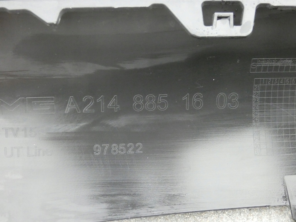 фото №16, Накладка, диффузор, спойлер бампера заднего mercedes e-klasa w-214 amg