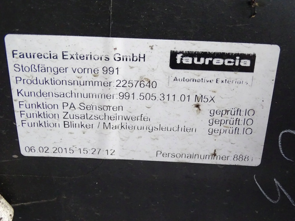 фото №9, Бампер перед передній porsche 911 991 carrera