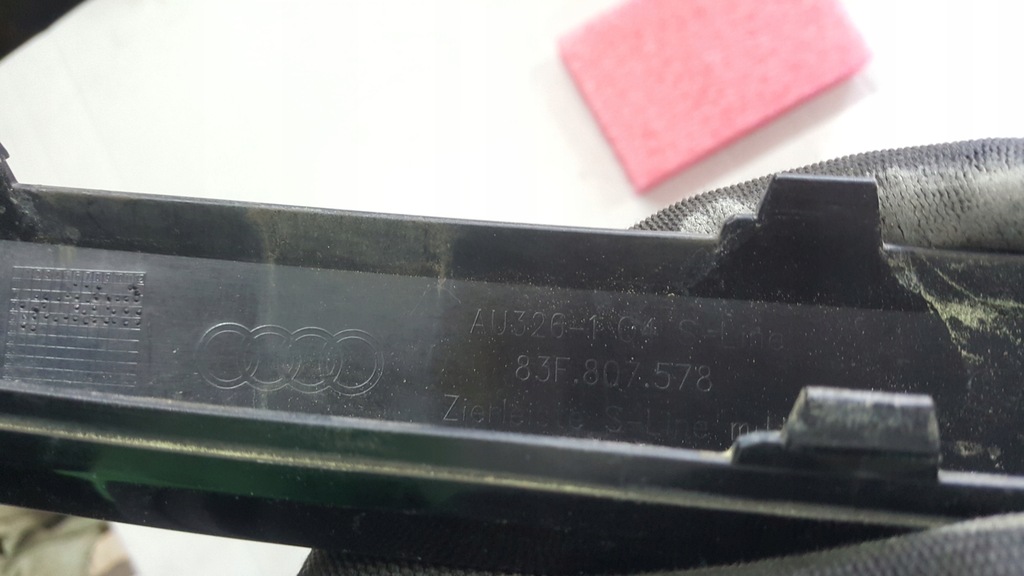 фото №14, Средняя молдинг бампера заднего audi q3 s-line 83f807578 демонтаж