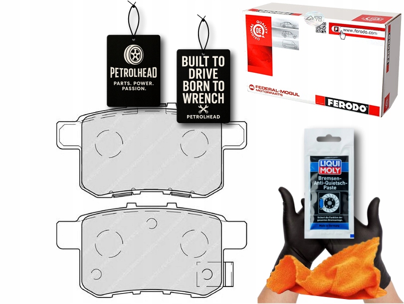 фото №1, Гальмівні колодки гальмівні acura tsx honda accord ix accord #petrolhead pro+ kit3