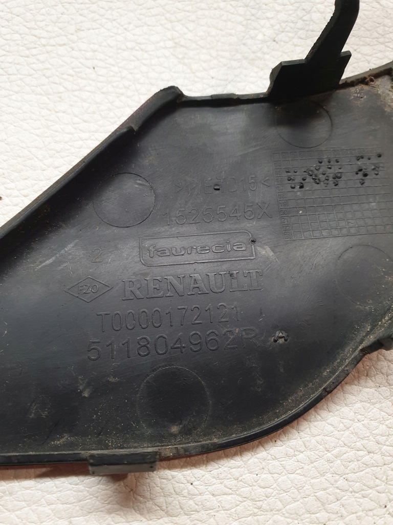 фото №7, Renault kadjar 15-18 заглушка hak w бампер перед 511804962r