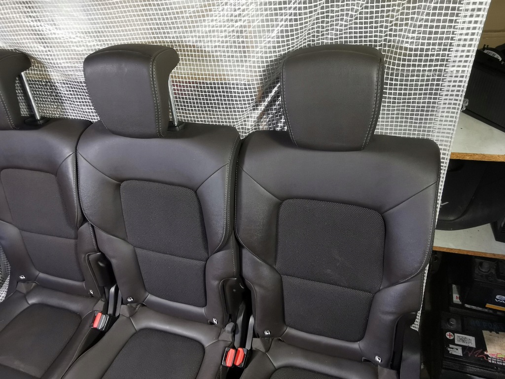 фото №8, Renault espace v 5 14-19 сидіння задня задні напівшкіра підігрів 3 штуки 2gi ряд