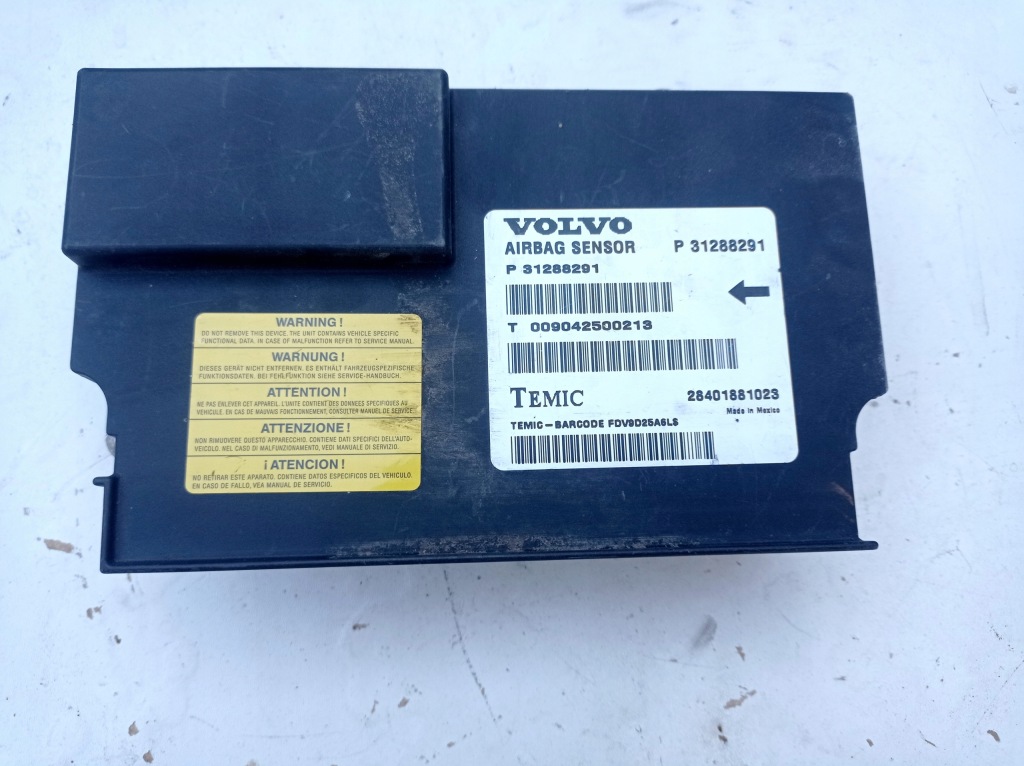 фото №1, Модуль датчик подушка безпеки 31288291 volvo v70 iii s80 ii
