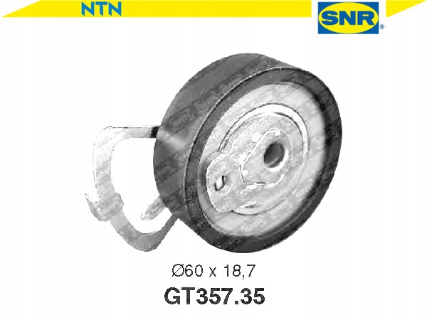 фото №2, Натягувач ролик ремінь розподільного валу [snr]