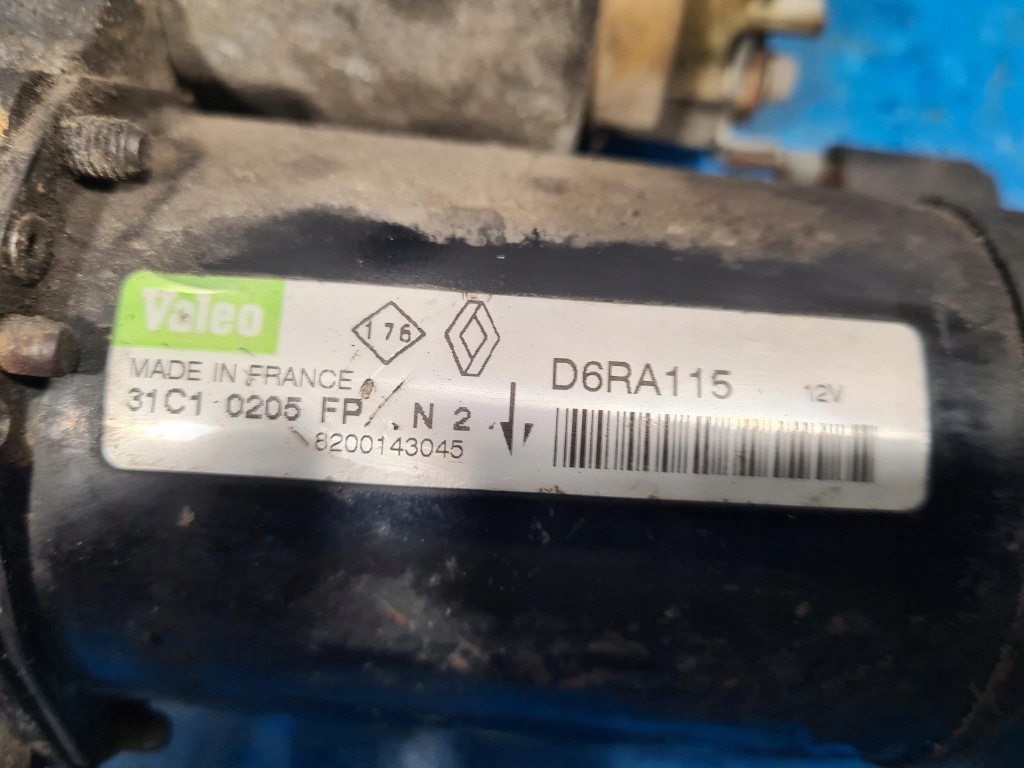 фото №7, Renault clio 1.9d стартер d6ra115