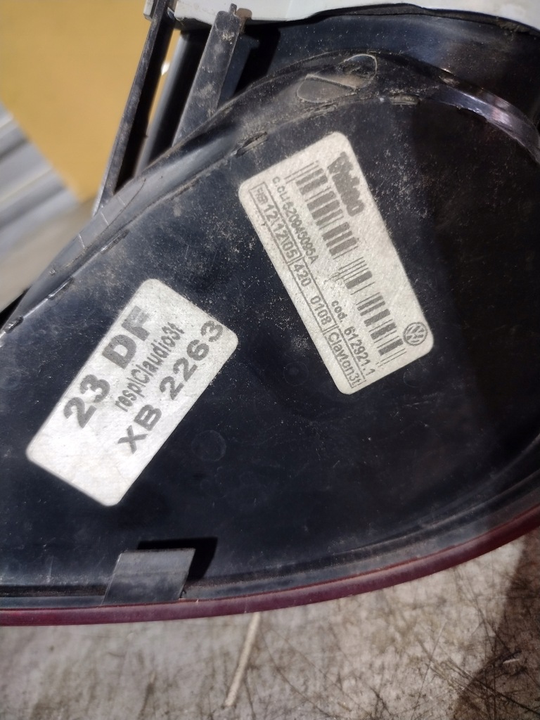 фото №7, Лампа ліва задня vw fox