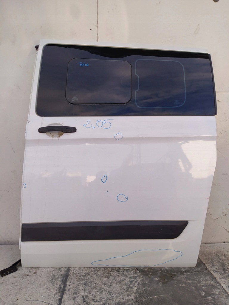 фото №1, Ford transit custom двері лівий ліва зсувні скло