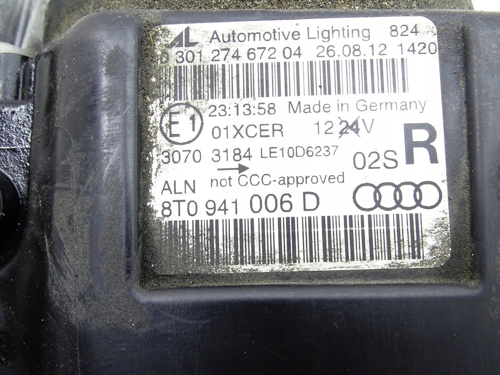 фото №12, Фара лампа правий перед права bi ксенон audi a5 8t lift 8t0941006d