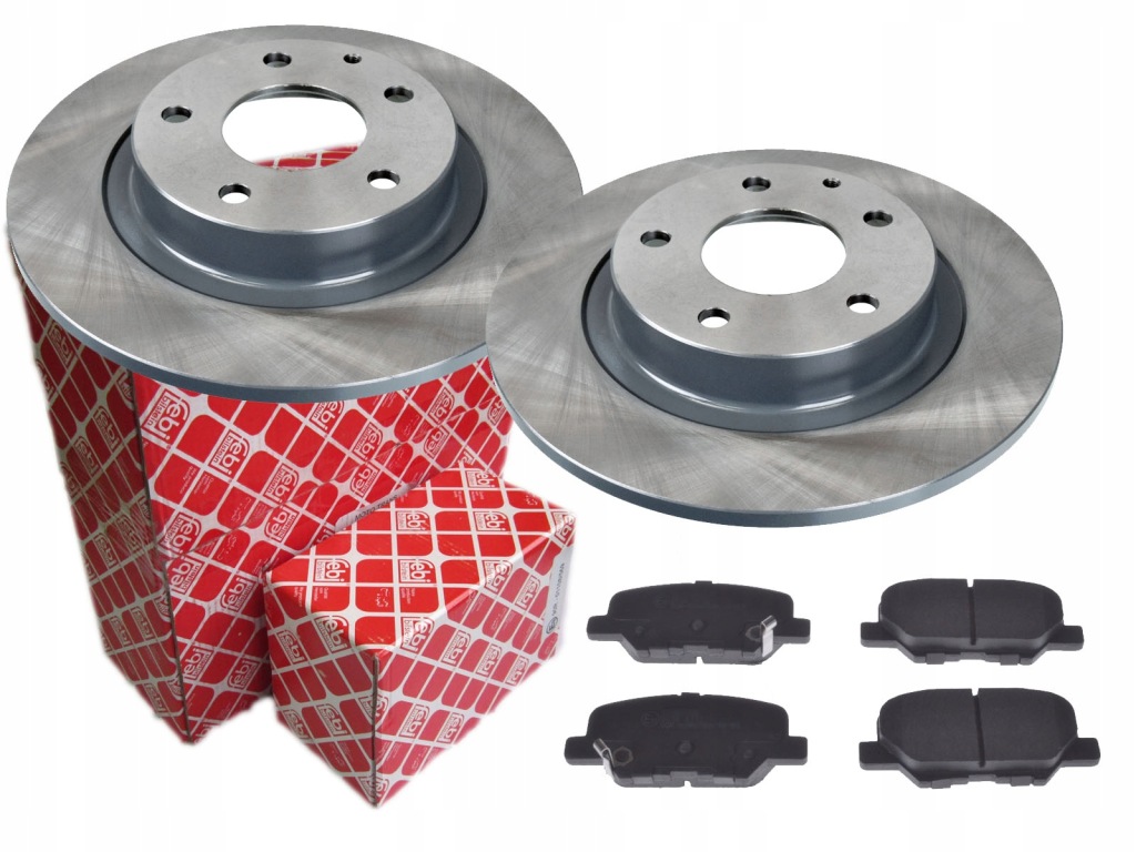 фото №1, Тормозные диски + тормозные колодки febi задняя mazda 6 gj 278mm