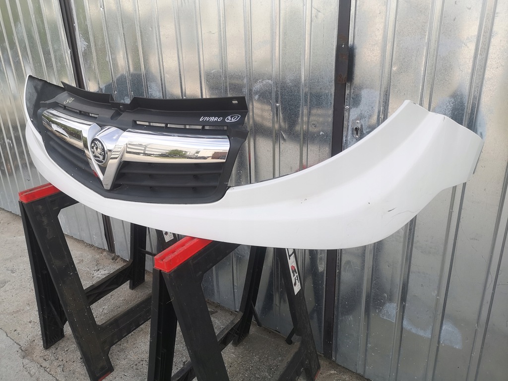 фото №6, Решітка радіатора решітка радіатора opel vivaro a lift 06-14 білий