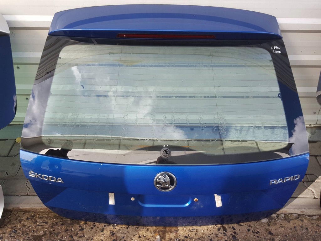 фото №1, Skoda rapid 12-17r spaceback кришка багажника багажника задня задня lf5w