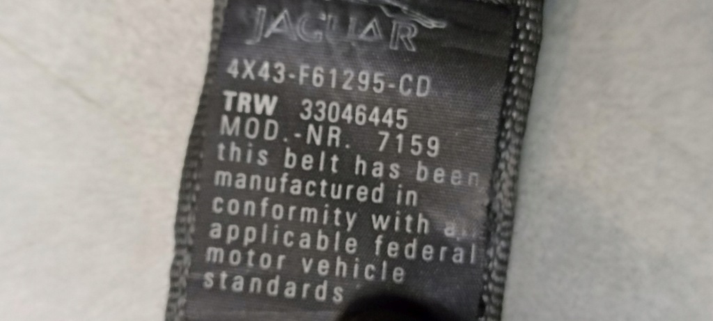 фото №7, Pas безпеки лівий перед jaguar x-type 2.0 d