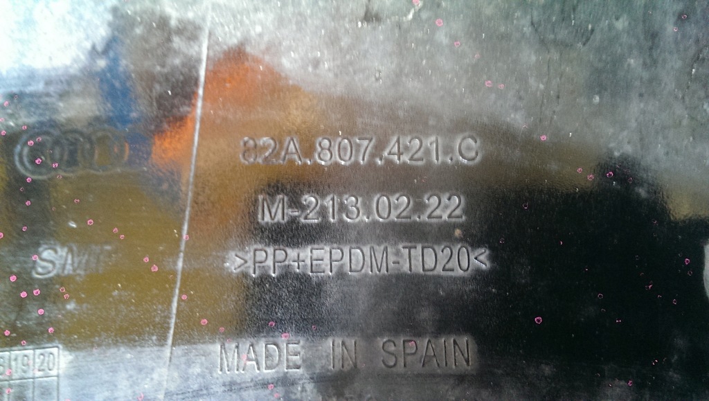 фото №10, Накладка спойлер бампера задняя audi a1 82a807421c