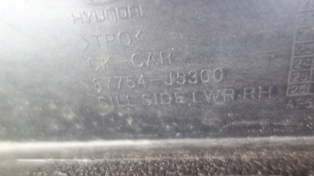 фото №9, Kia stinger 2018- накладка порог правая порог правый