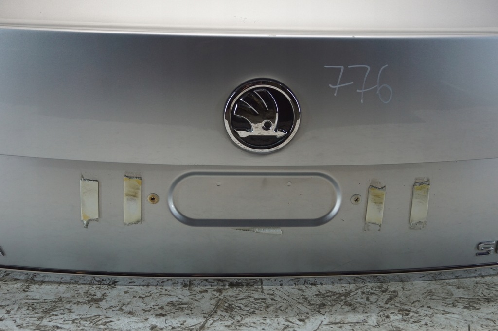 фото №7, Крышка багажника багажника задняя skoda superb ii lift hb