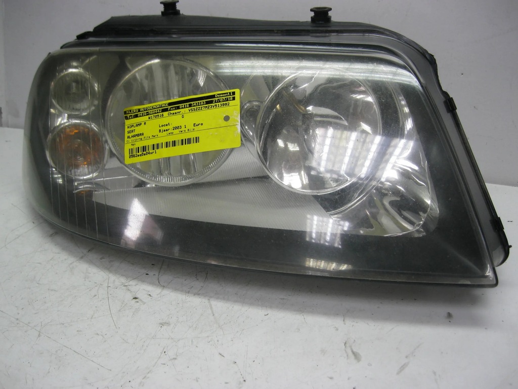 фото №7, Лампа перед правая seat alhambra 7m7 lift 00-