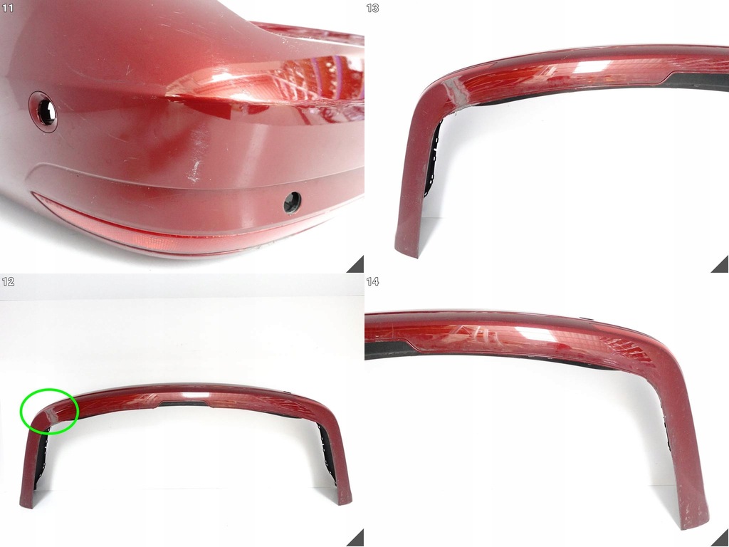 фото №12, Vw caddy iii 3 lift 15-20 maxi long бампер бампер+ отражатели задняя 6xpdc