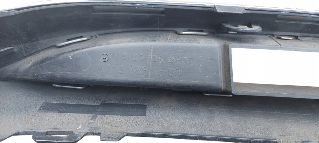 фото №9, Mercedes e-class w213 молдинг спойлер решітка бампера a2138851603