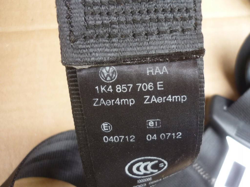 фото №9, Pas натяжитель правый перед vw jetta v golf v 5 дверь 1k4857706e