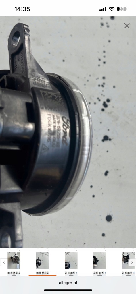 Противотуманная фара левый led ford focus mk4 puma mk2 kuga mk3 18- jx7b-15a255-ab с Разборки