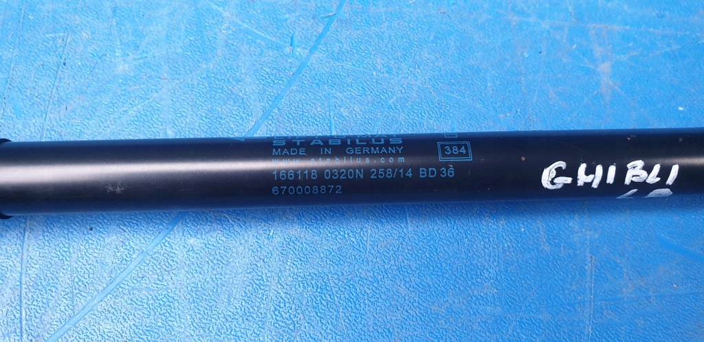 фото №6, 1x привід амортизатор капот maserati ghibli m157 670008872