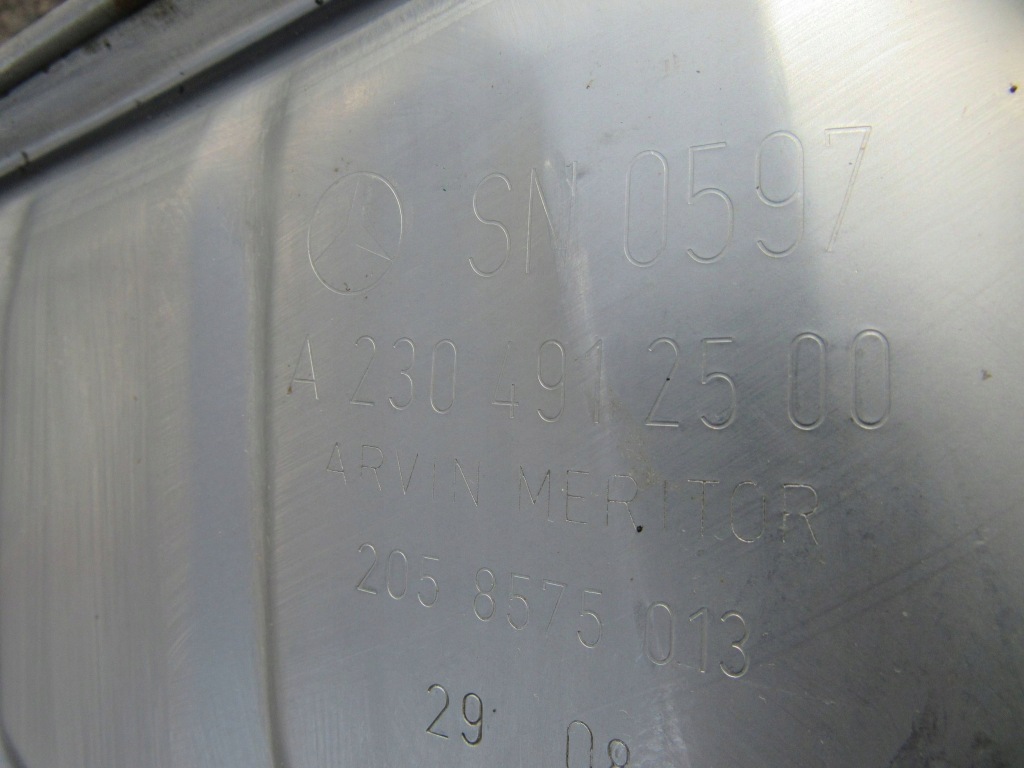 фото №10, Kompletny система випускний mercedes-benz sl r230 230 a2304912500