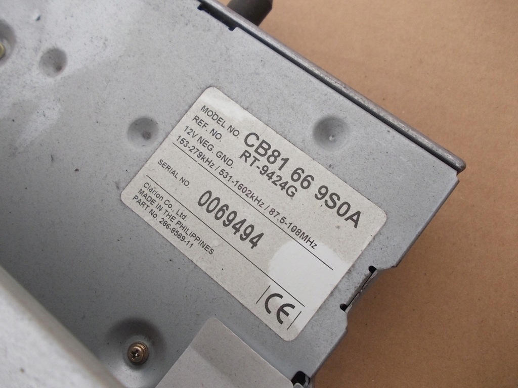 фото №6, Радио mazda premacy 2,0 ditd