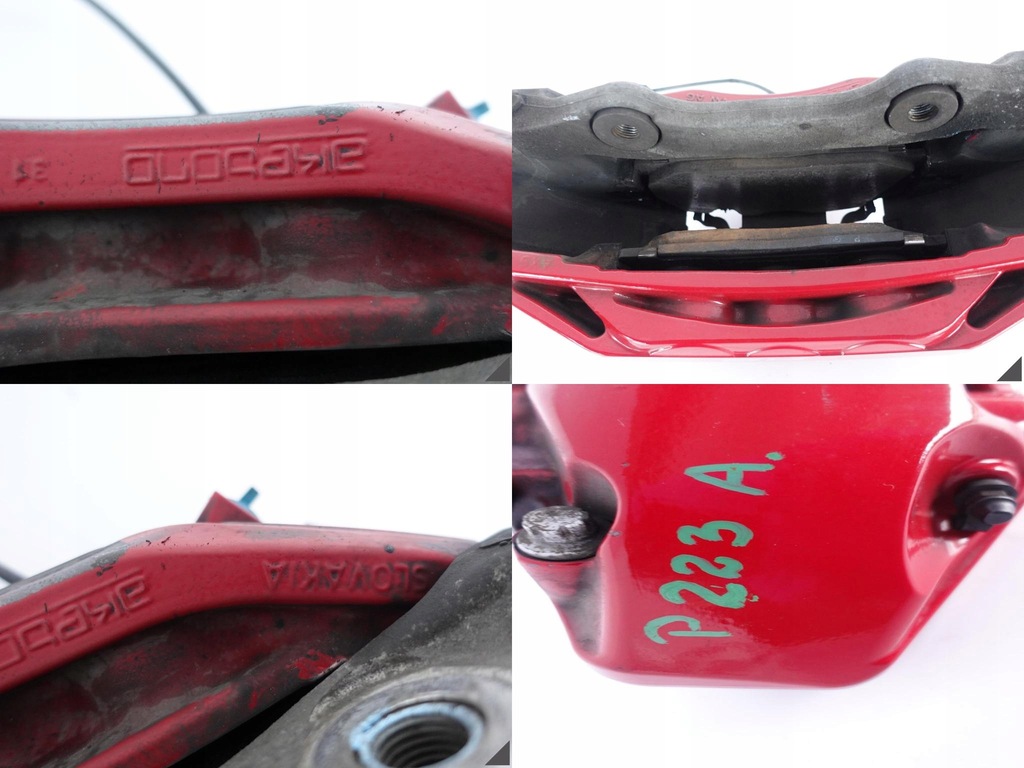 фото №12, Audi rs4 rs5 b9 8w6 8w0 суппорт красный левый перед