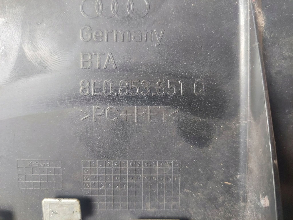 фото №11, Audi a4 b7 8e0 решётка радиатора решётка радиатора бампера хром