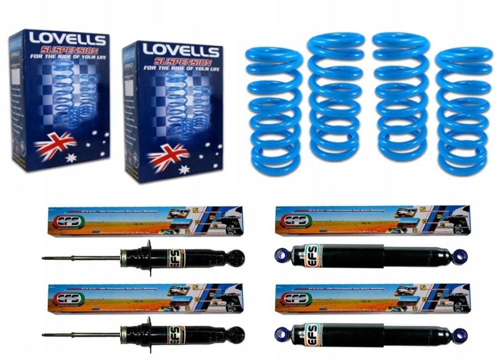 фото №1, Набор подвеска lift +2 cale jeep cherokee wh wk lovells efs