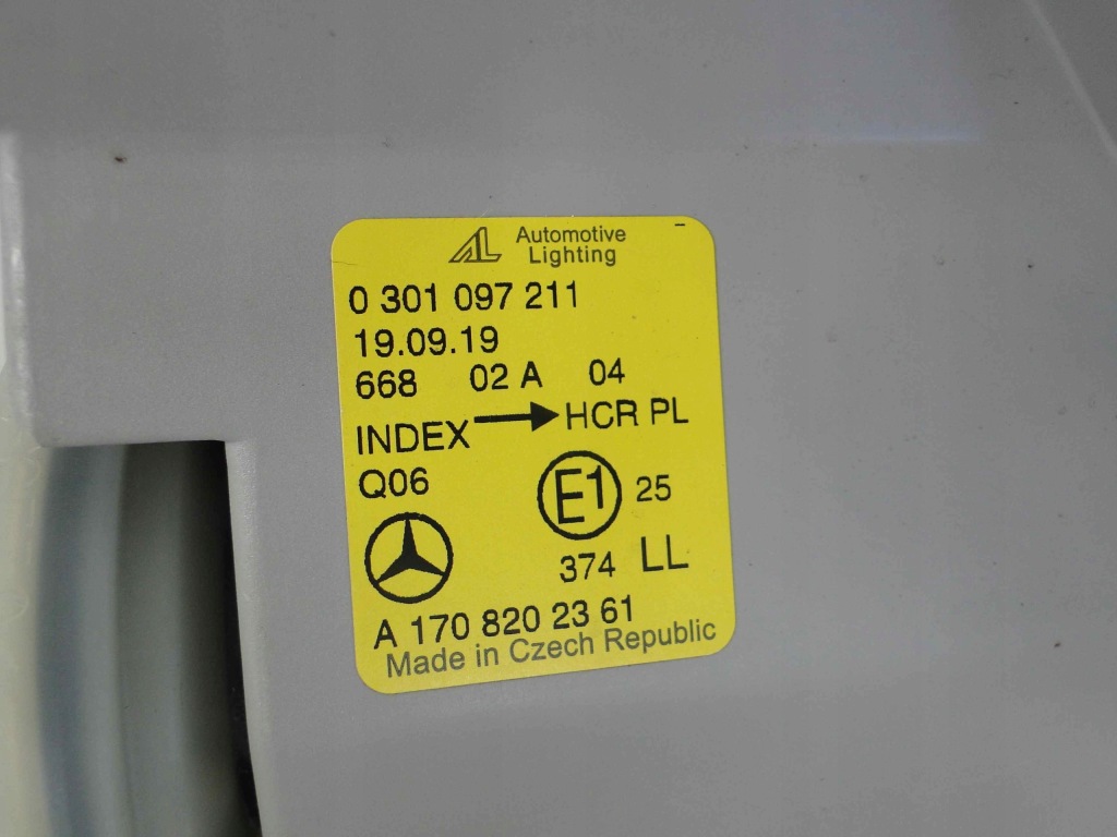 фото №8, Mercedes slk r170 170 lift лампа левая обычная h7