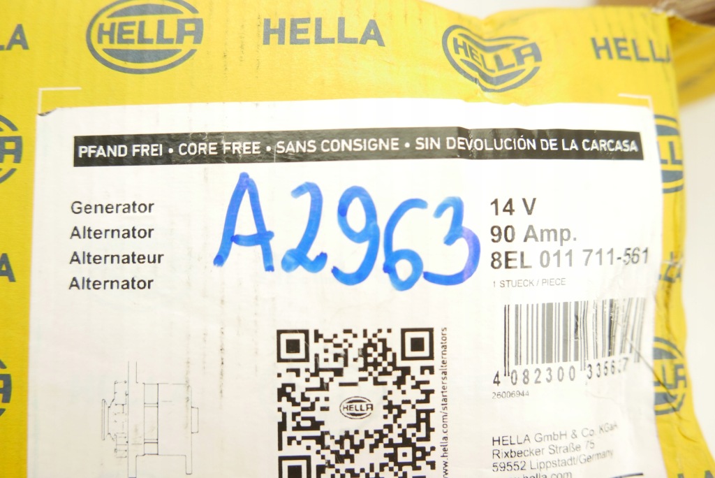 Генератор vw lt 28-35 28-46 t4 038903018 hella Доставка