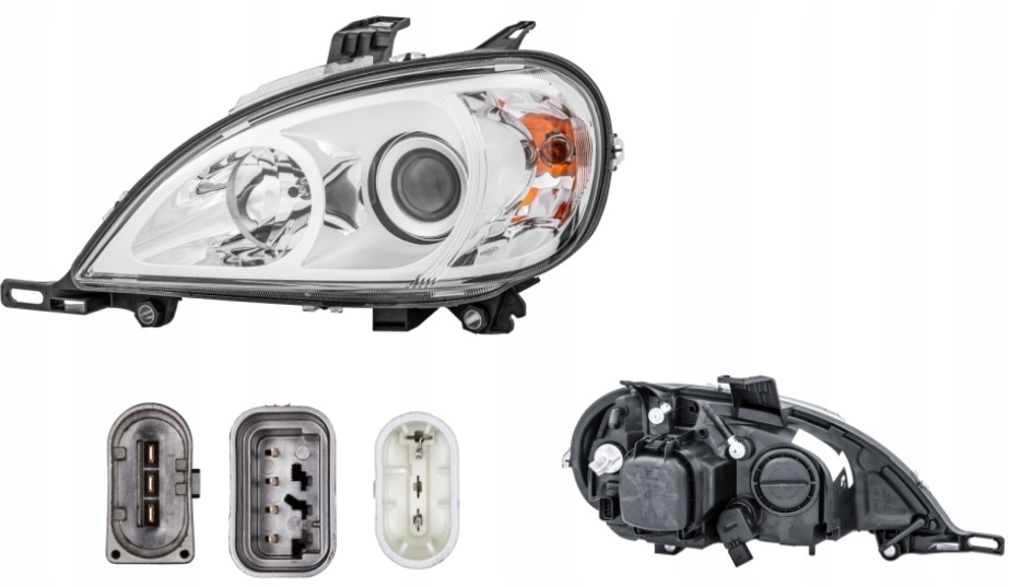 фото №1, Фара лампа левый mercedes ml klasa w163 01-