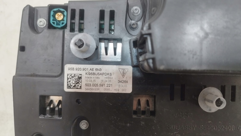 Porsche macan 15- счетчик приборы mph автоматическая коробка передач передач 95b92 америка с Разборки