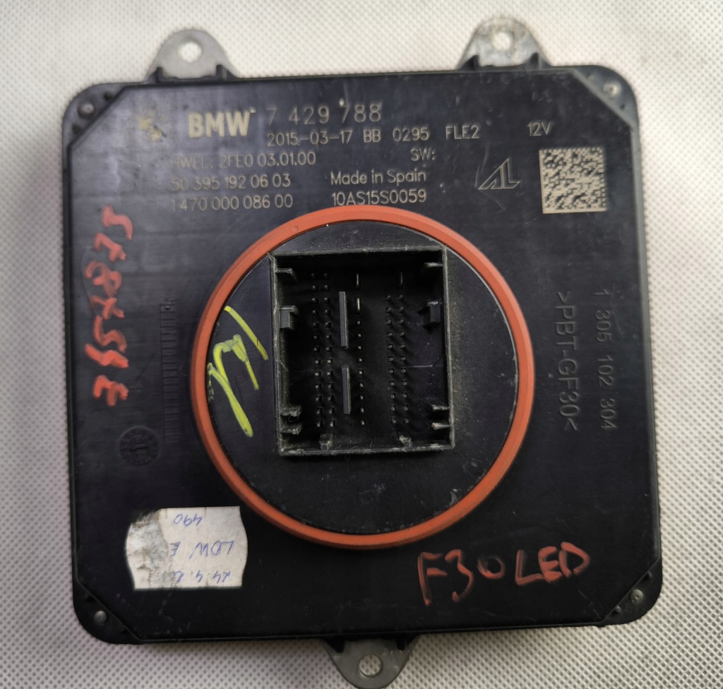 фото №1, Bmw f30 f32 f36 f34 блок керування фара 7429788 перетворювач адаптивний led