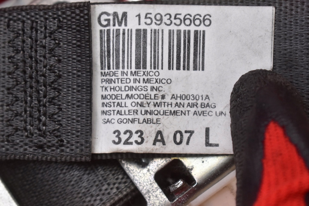 фото №8, Pas безопасности левый перед натяжитель 15935666 chevrolet hhr 1 i 05-11