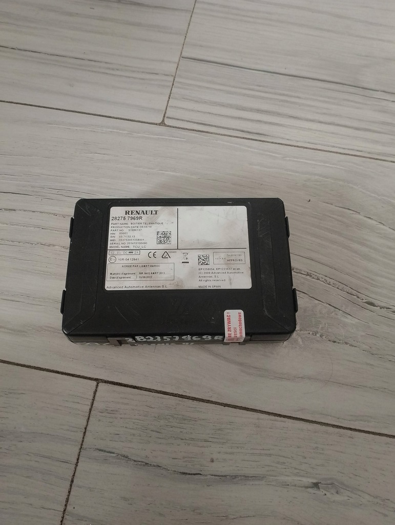 фото №1, Модуль навигации renault scenic iii 282757969r