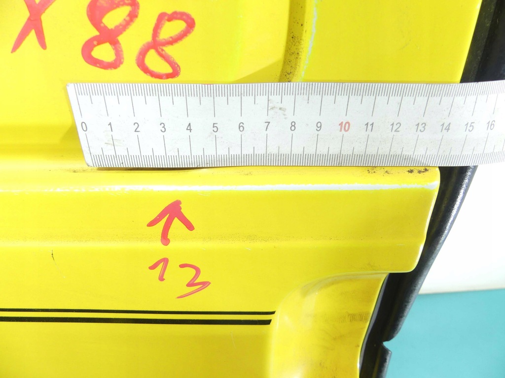 фото №15, Дверь задняя левая vw transporter t4 жёлтый высокий