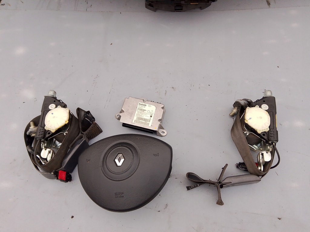 фото №3, Приборная панель приборная ремни датчик renault clio iii