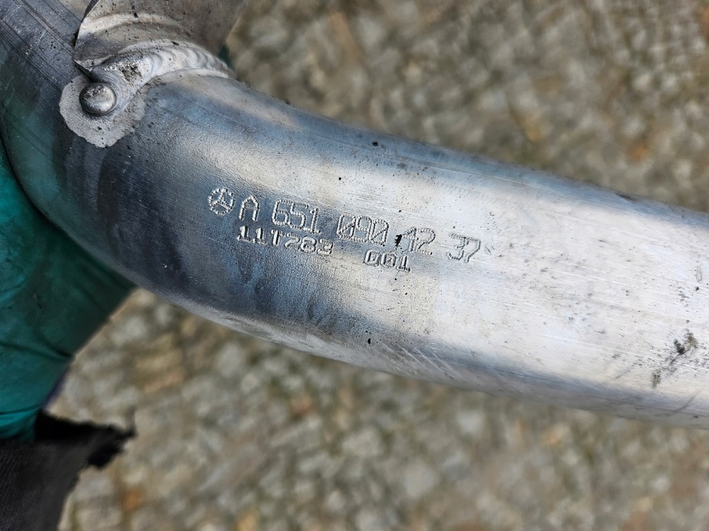 фото №6, Jeep compass 11- 2.2 crd труба інтеркулер гасник шумів a6510904237