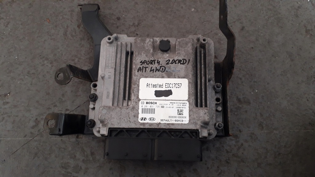 фото №1, Kia sportage iv 2016 2.0 crdi бортовой компьютер 0281031735