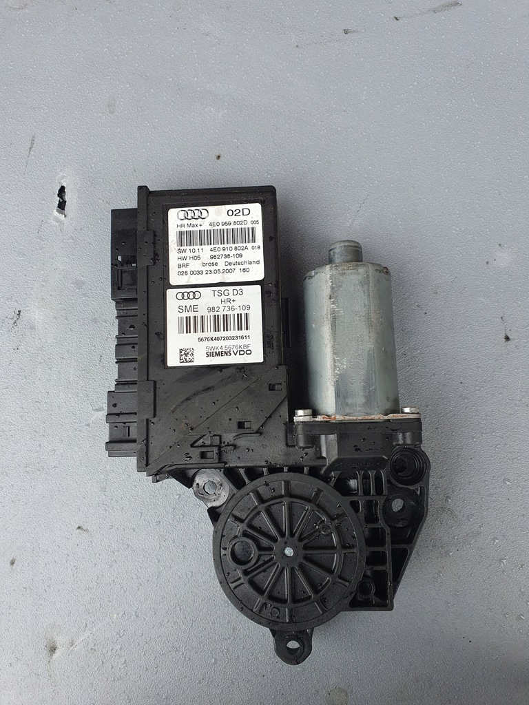 фото №1, Моторчик підйому скло перед audi a8 d3 4e0959802d005