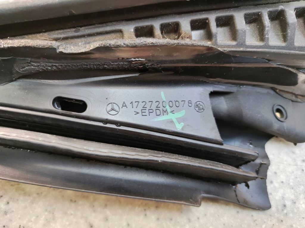 фото №9, Прокладка стекло крыша - mercedes slk w172 r172 - a1727200078