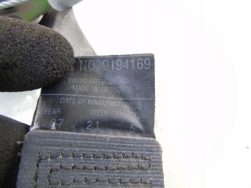 фото №2, Volvo v70 i pas безопасности правый перед пассажир