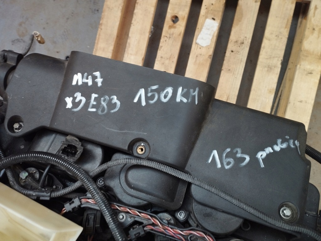 фото №12, Bmw x3 e83 двигатель kompletny m47 150km