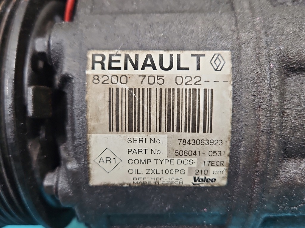 фото №8, Компресор кондиціонера компресор renault laguna ii 8200705022
