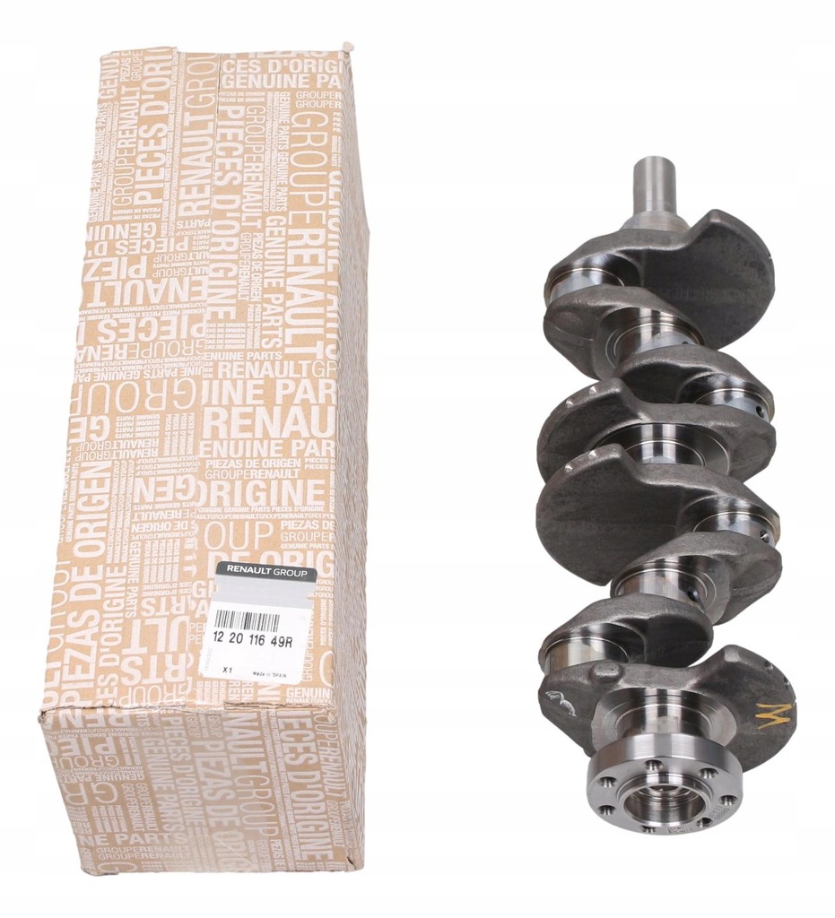 фото №1, Оригинальный номер wał коленчатый renault megane ii kangoo ii 1.5dci 122011649r