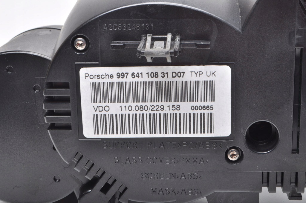 фото №9, Porsche 911 997 3.6 счетчик приборы автоматическая коробка передач anglik 99764110831