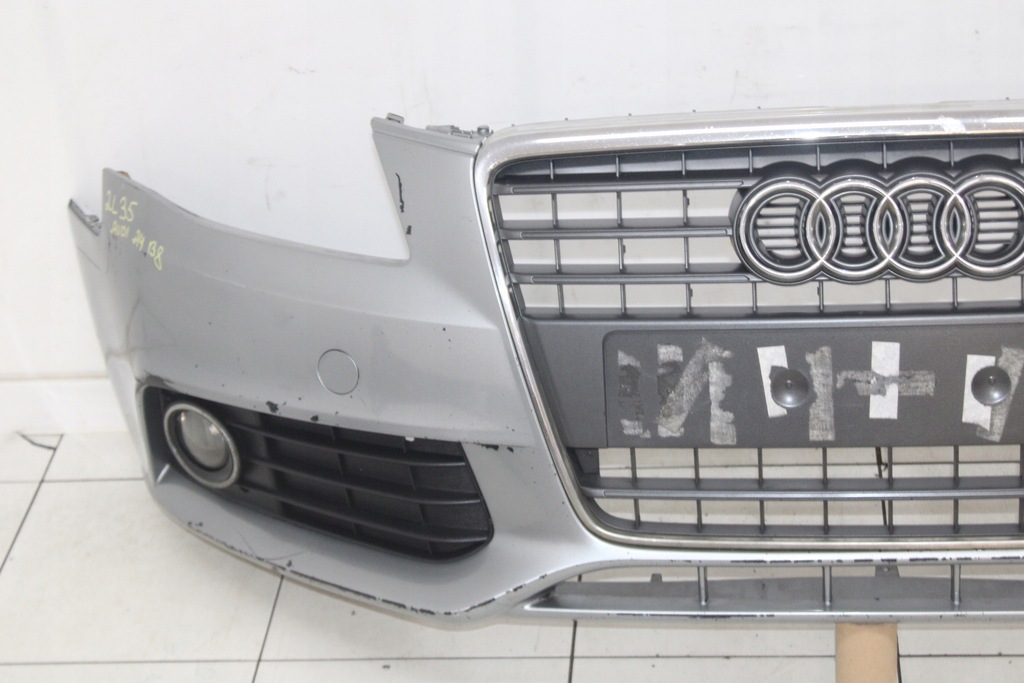 фото №6, Audi a4 b8 07r- бампер перед передній решітка радіатора