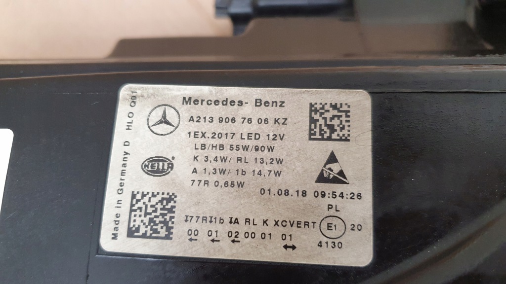 Фара перед передня правий mercedes e-klasa w213 multibeam a2139067606 в Україні